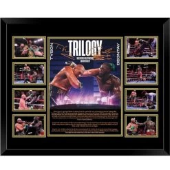 Tyson Fury Vs Deontay Wilder III 3 Signed Photo Framed Memorabilia