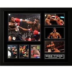 Mike Tyson Signed Limited Edition Photo Frame