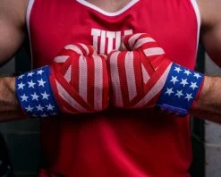 Title Velpeau USA Flag Boxing Handwraps 5 Title Velpeau USA Flag Boxing Handwraps -Boxing Store vpahw usa 2 1